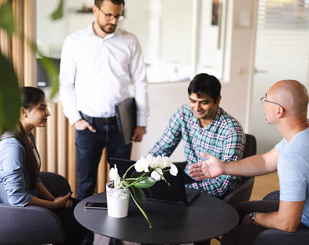 AGROLAB medewerkers aan één tafel